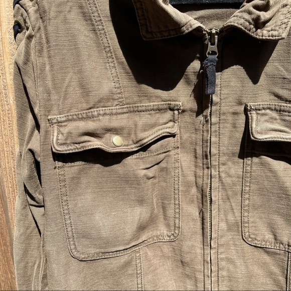 free people • green “faye” military jacket - Picture 4 of 4